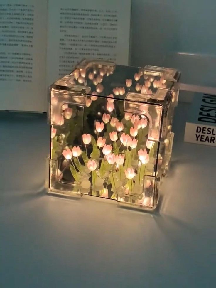 Cubo de Tulipanes Infinito